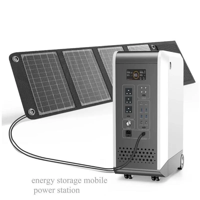 1000W Portable Power Station 25.6V Solar Energy Storage System FSPPS-1000