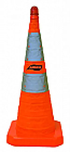 28" SAFETY CONE - COLLAPSIBLE