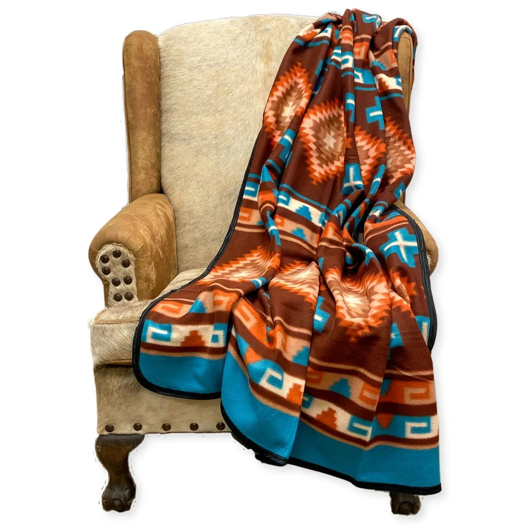 60" X 80" Fleece Lodge Blanket #15
