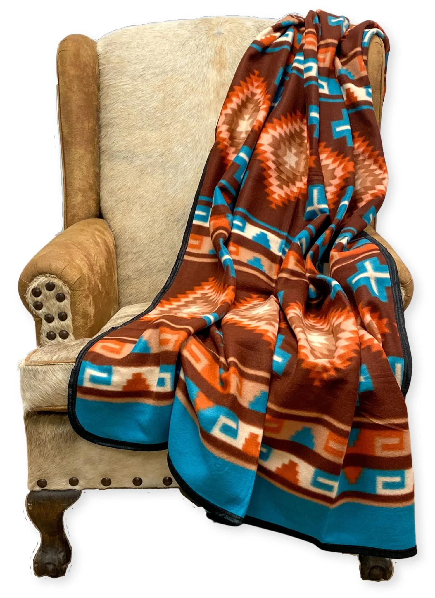 60" X 80" Fleece Lodge Blanket #15