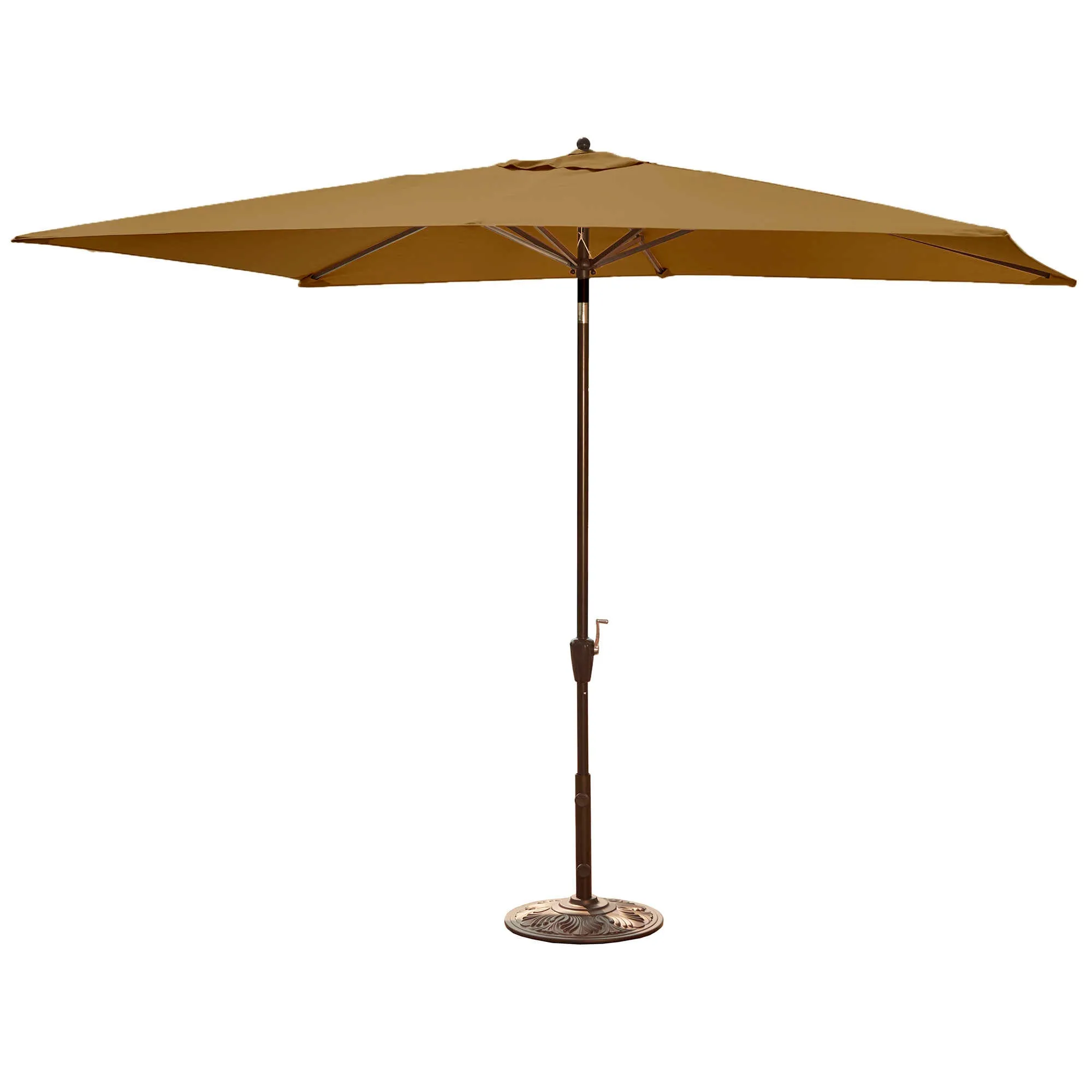 Adriatic 6.5-ft x 10-ft Rectangular Market Umbrella in Olefin