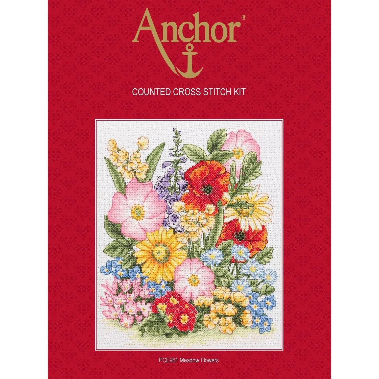 Anchor Cross Stitch Kit - Meadow Flowers