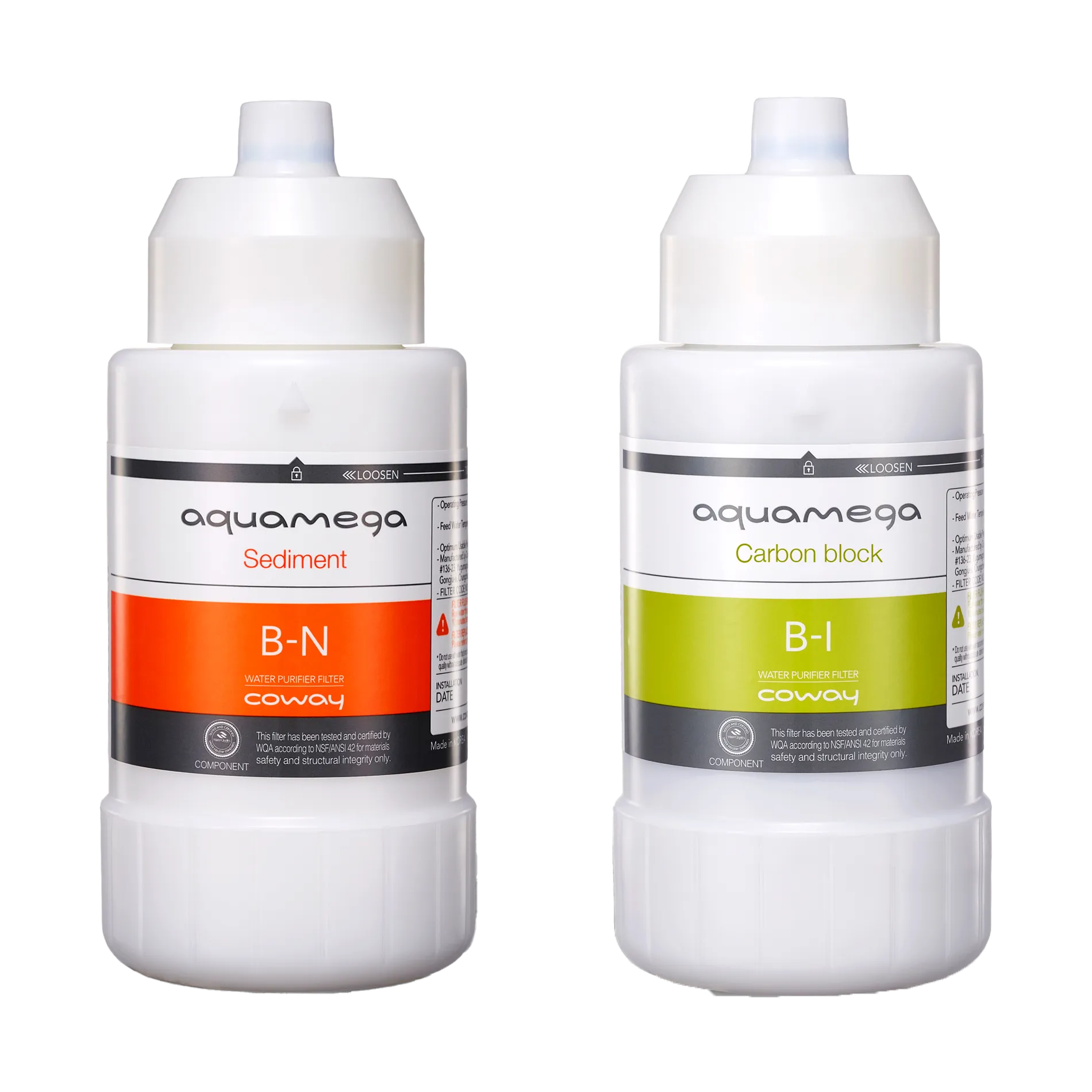 Aquamega 200C Filter Set