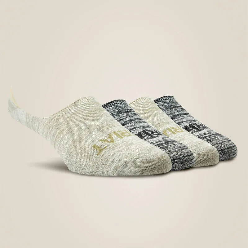 AR2594 No-Slip No-Show Sock 4 Pair Multicolor by Ariat