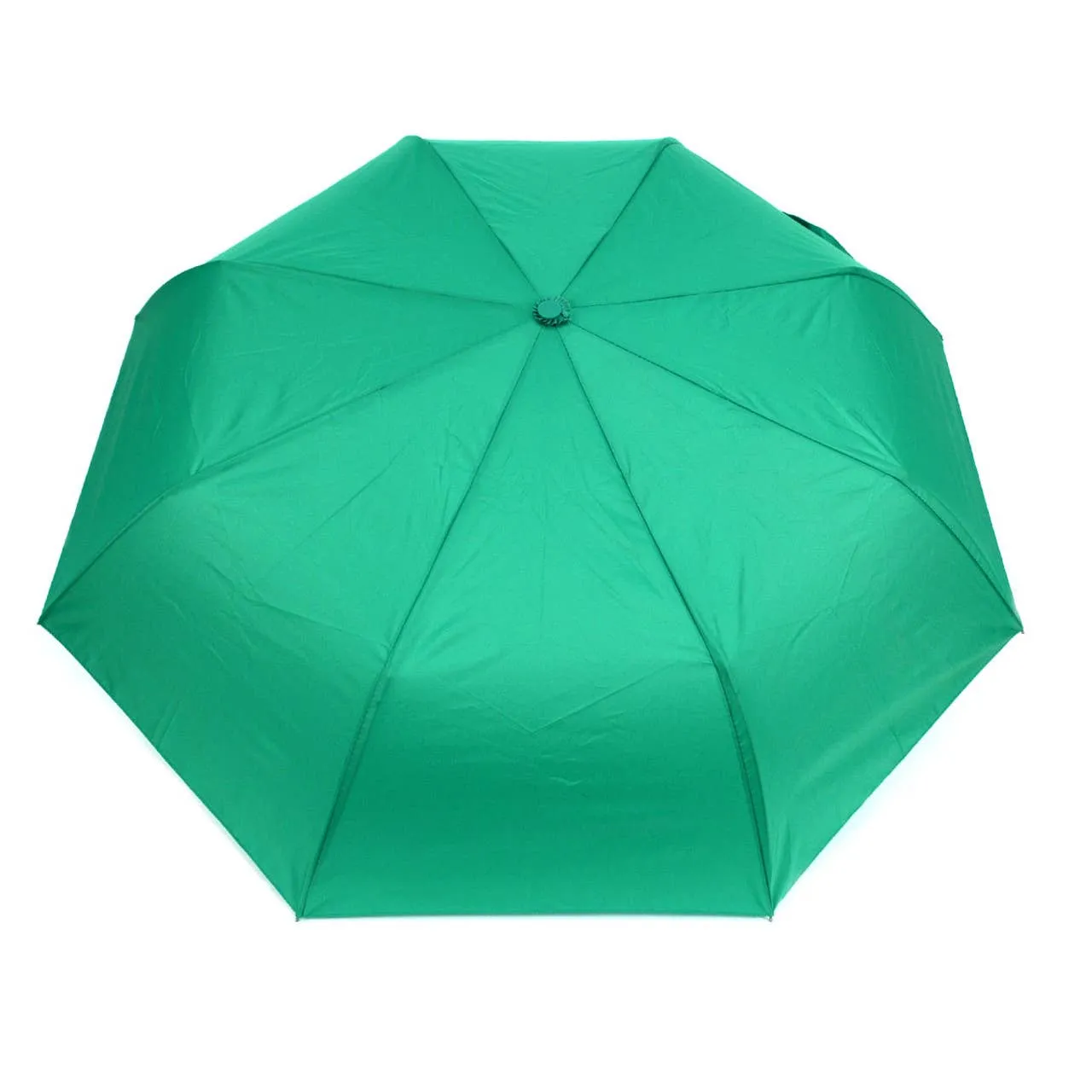 Auto Open Compact Solid Color Travel Umbrella - Orange
