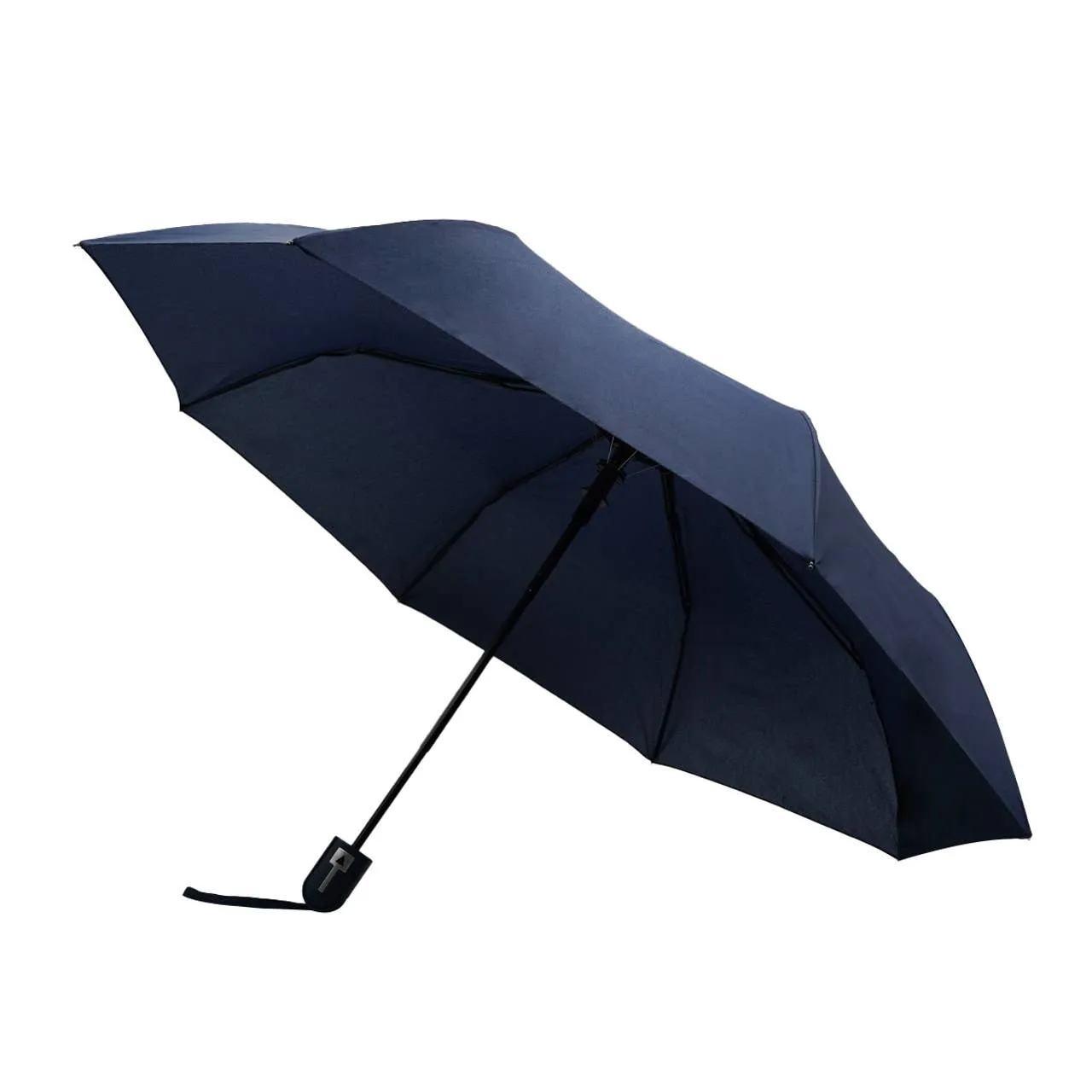 Auto Open Compact Solid Color Travel Umbrella - Orange