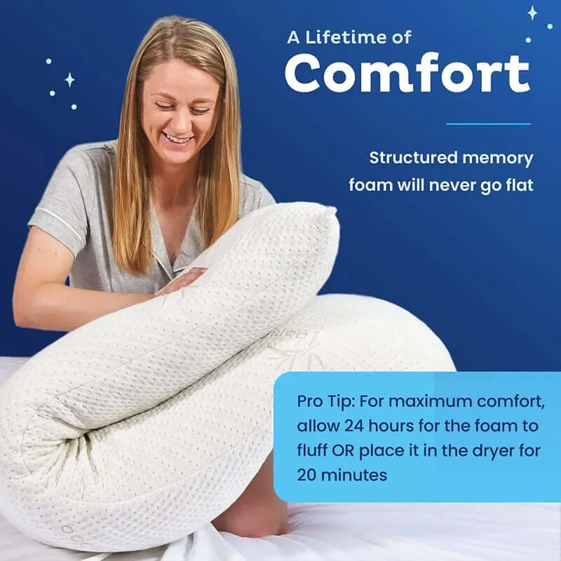 Body Pillow Memory Foam Support Pillow