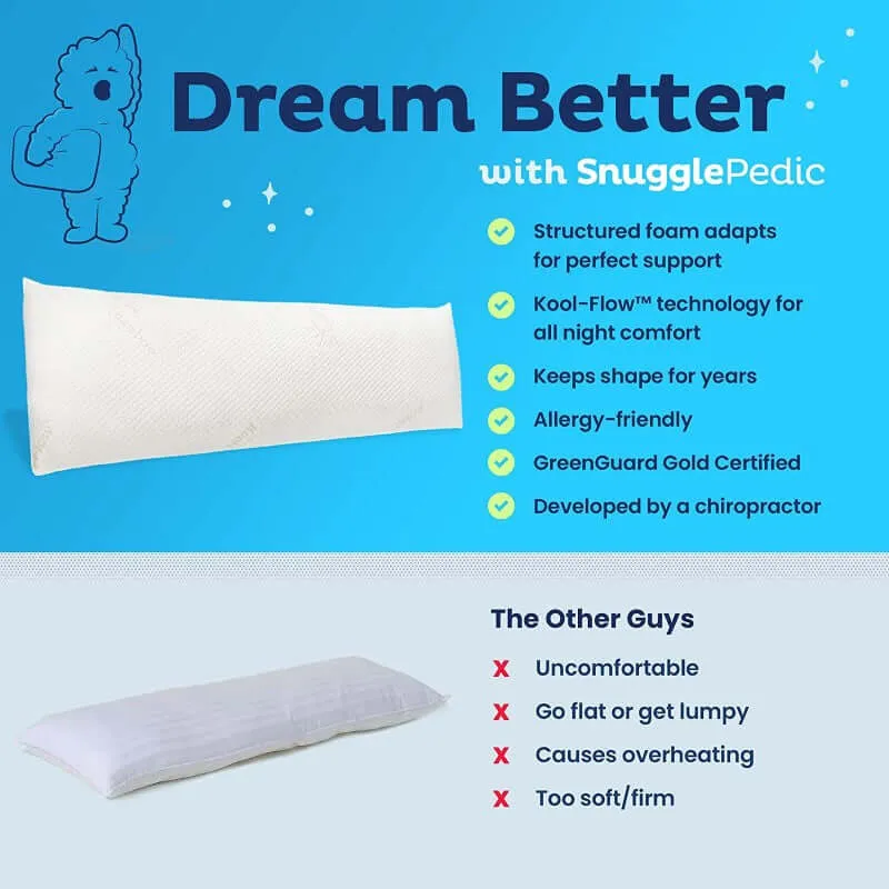 Body Pillow Memory Foam Support Pillow