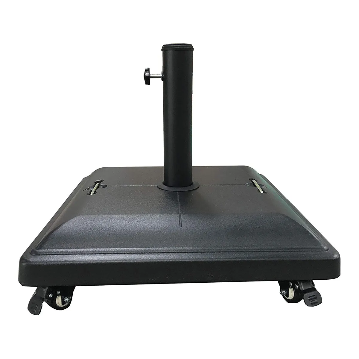 Bond 76 lb Concrete Umbrella Base with Locking Wheels Collapsible Handles 59618