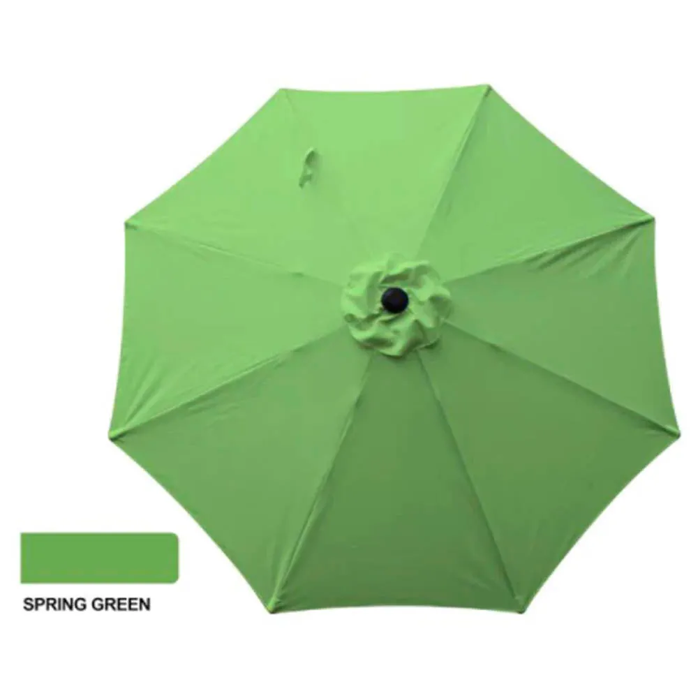 Bond 9' Ft Aluminum Market Umbrella Spring Green Color Polyester Canopy 59634