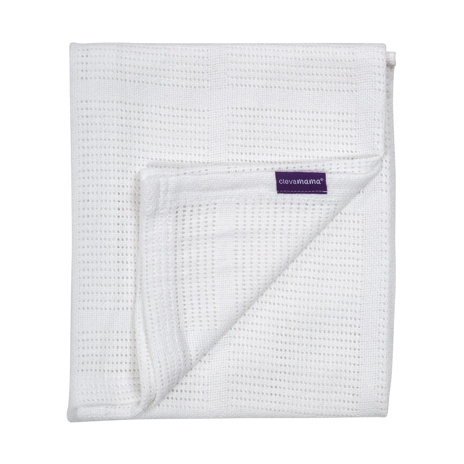 Clevamama Cot Cellular Blanket (120 cm x 140 cm)