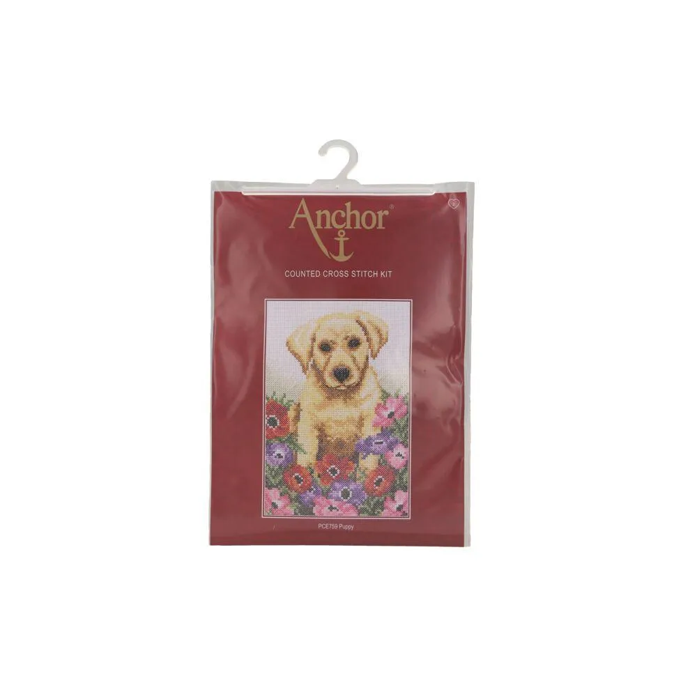 Cross Stitch Kit Anchor - Puppy