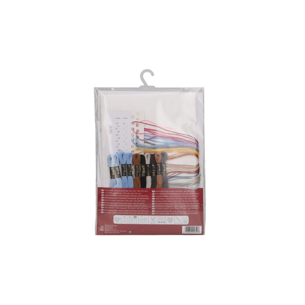 Cross Stitch Kit Anchor - Vintage Rolls On The Beach