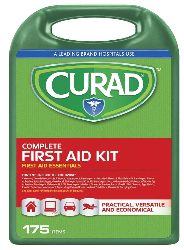 Curad CURFAK300RB Latex-Free Complete First Aid Kit :EA: QUANTITY: 1