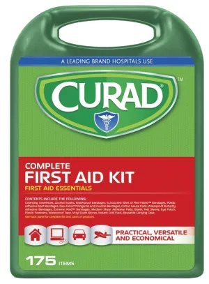 Curad CURFAK300RB Latex-Free Complete First Aid Kit :EA: QUANTITY: 1