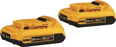 Dewalt 20 Volt Max Compact Xr Lithium Ion' 2 Pack