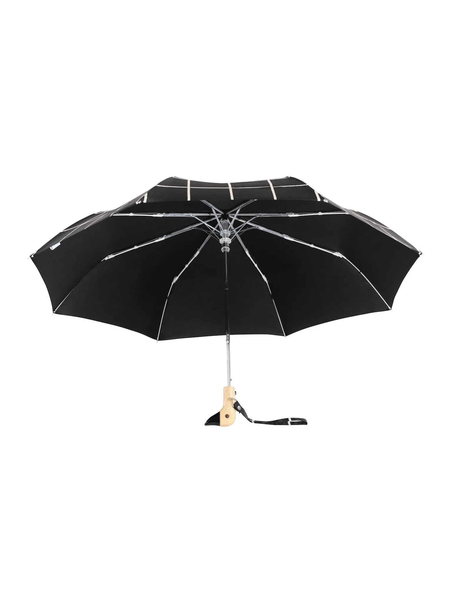 Duck Head Umbrella - Black Graph Check