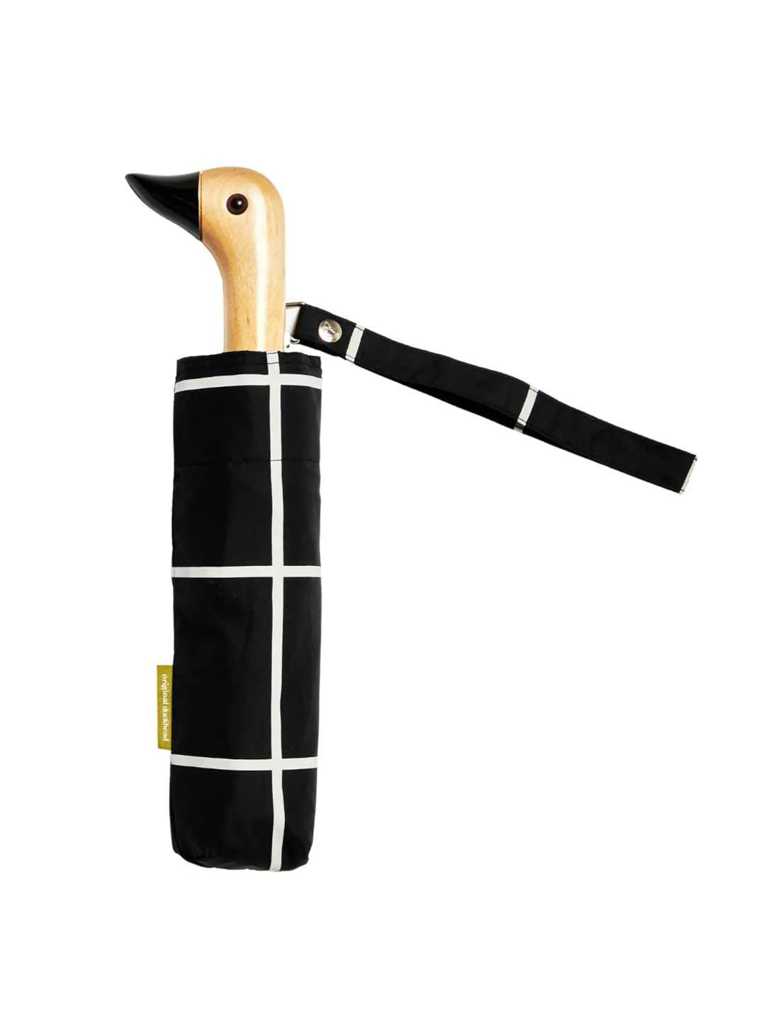 Duck Head Umbrella - Black Graph Check