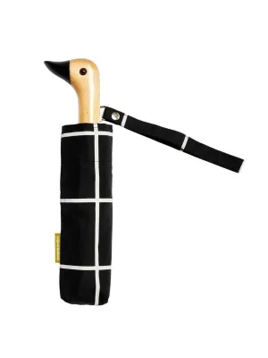 Duck Head Umbrella - Black Graph Check