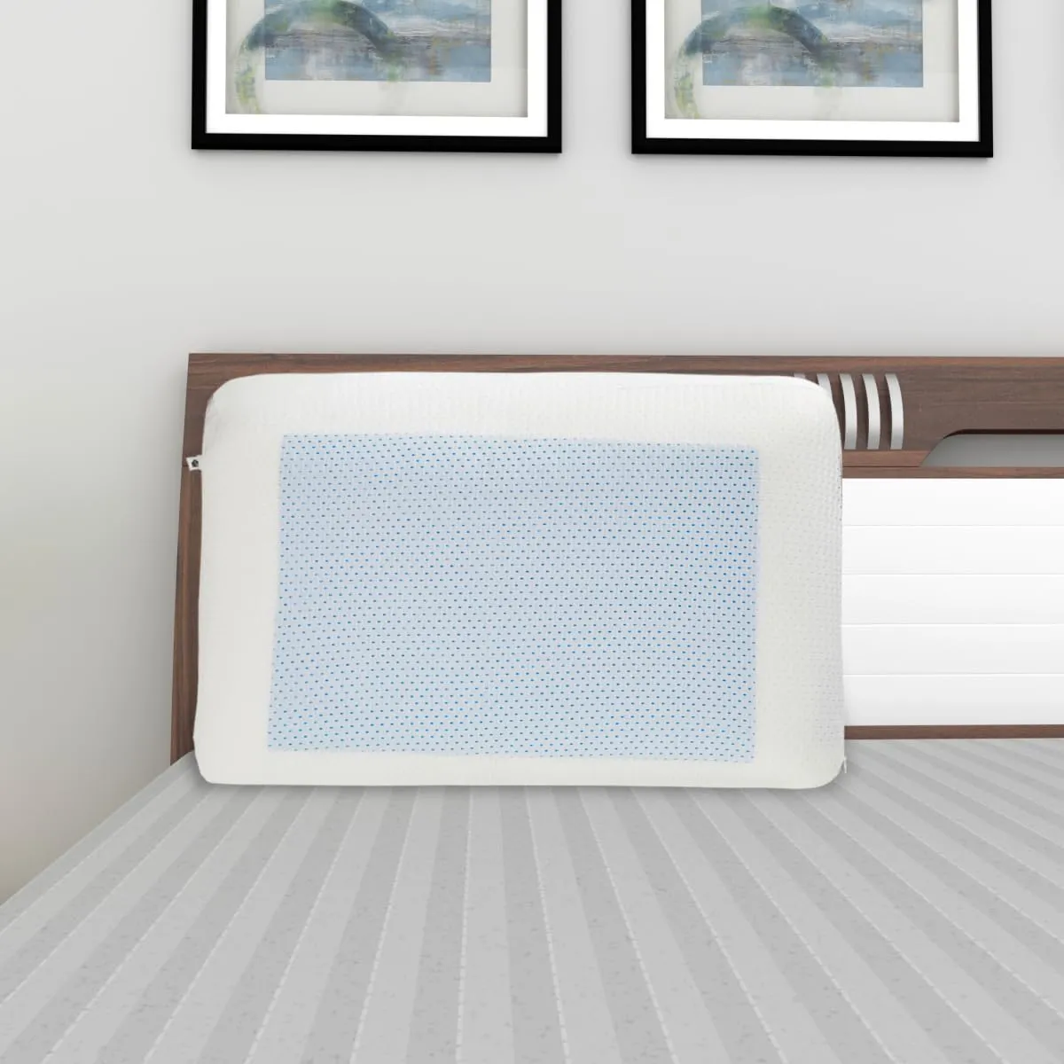 Home Centre Slumber Gel Memory Foam Pillow - 52x33cm