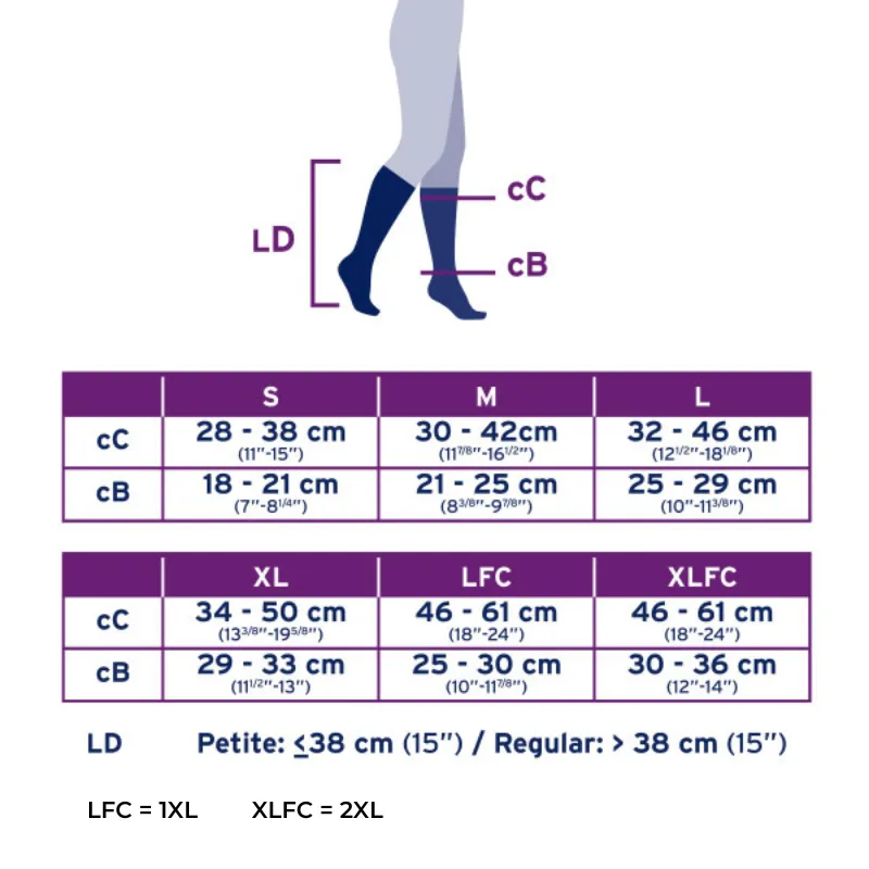 Jobst Opaque SoftFit 15-20 mmHg Knee High Compression Stockings