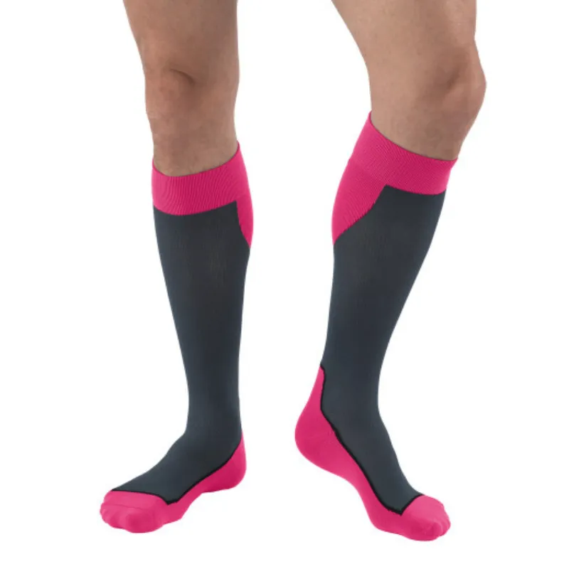 Jobst Sport 15-20 mmHg Knee High Compression Stocking Pink