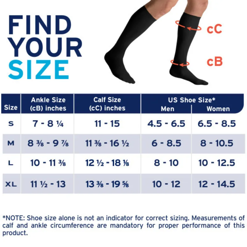 Jobst Sport 15-20 mmHg Knee High Compression Stocking Pink