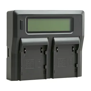 Jupio Dedicated Duo Charger with LCD for Canon BP-A30/BP-A60 Batteries
