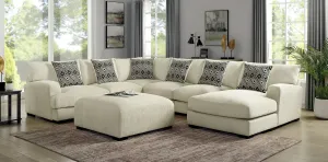 KAYLEE U-Shaped Sectional   Ottoman, Right Chaise