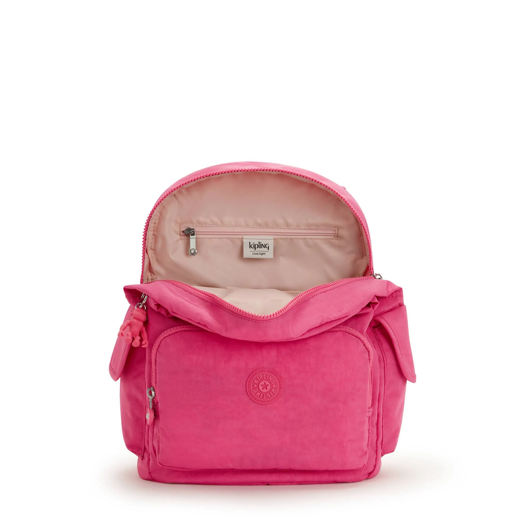 Kipling City Pack Medium Backpack - Monster Pink