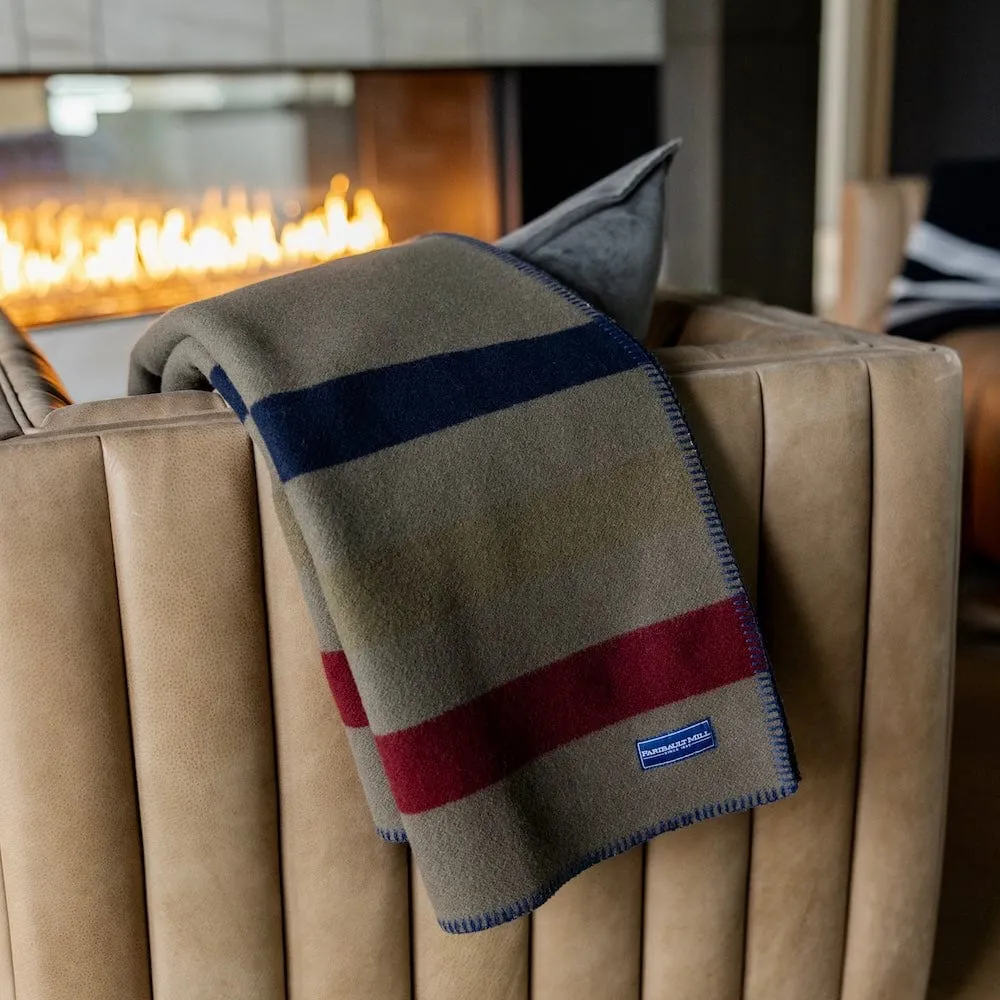 Limited Edition Frontier Wool Throw Blanket