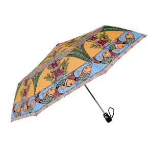 Madhubani Digital Printed Umbrella (3-Fold)
