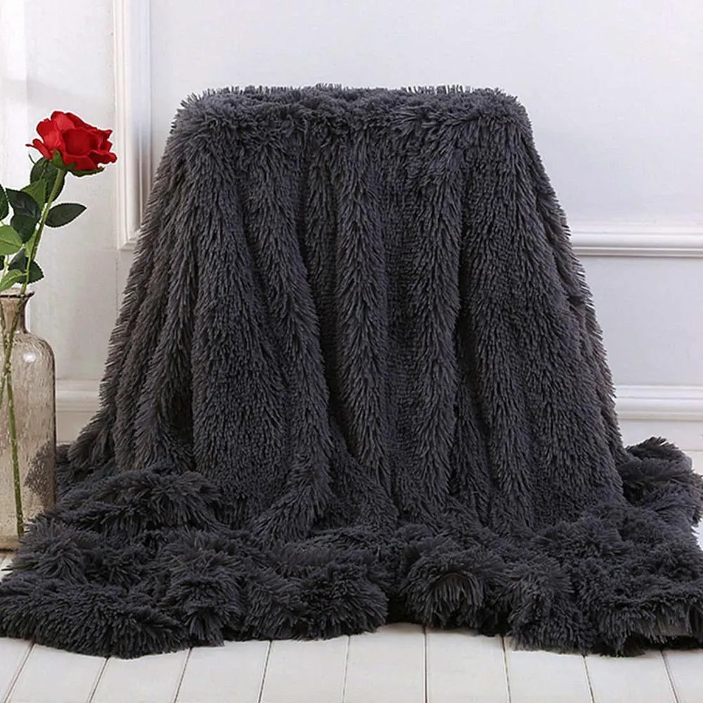 New Arrival Luxury Shaggy Throw Blanket
