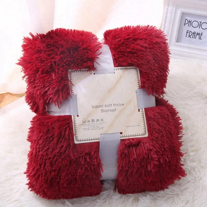 New Arrival Luxury Shaggy Throw Blanket