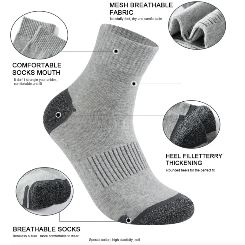 OCW Unisex Socks Breathable Comfy Stretch Soft Four Seasons Ankle Socks