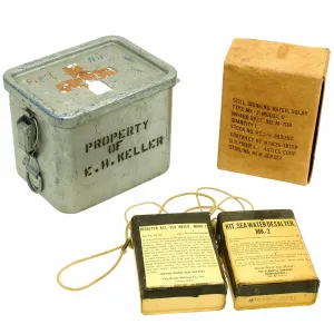 Original Korean War Era U.S. Navy and Air Force Saltwater Survival Kit