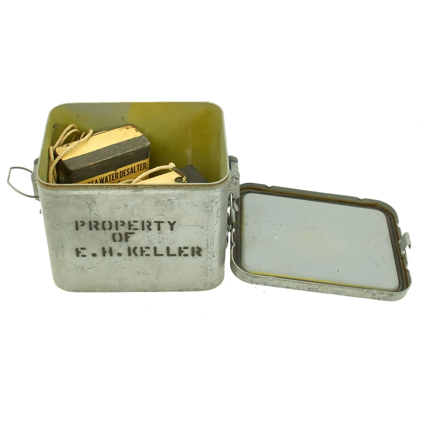 Original Korean War Era U.S. Navy and Air Force Saltwater Survival Kit