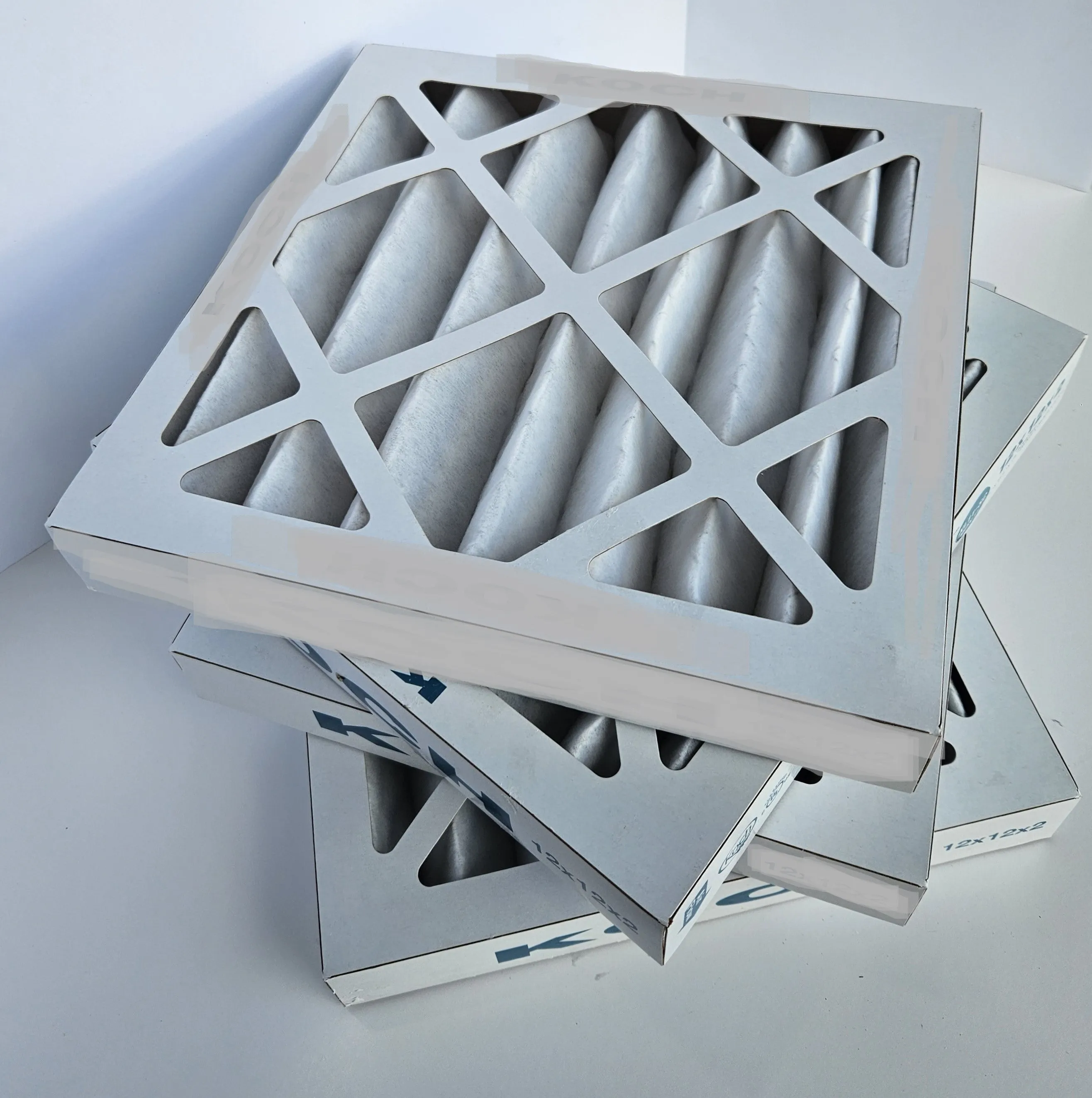Pleated Panel Filter • Framed • 4-pack • 16"x16"x2" • MERV-11 • #M11PF-1200-4Pk