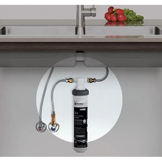 Puretec PureMix Z6 High Flow Inline Undersink Water Filter Kit (0.1 micron/9.5LPM)