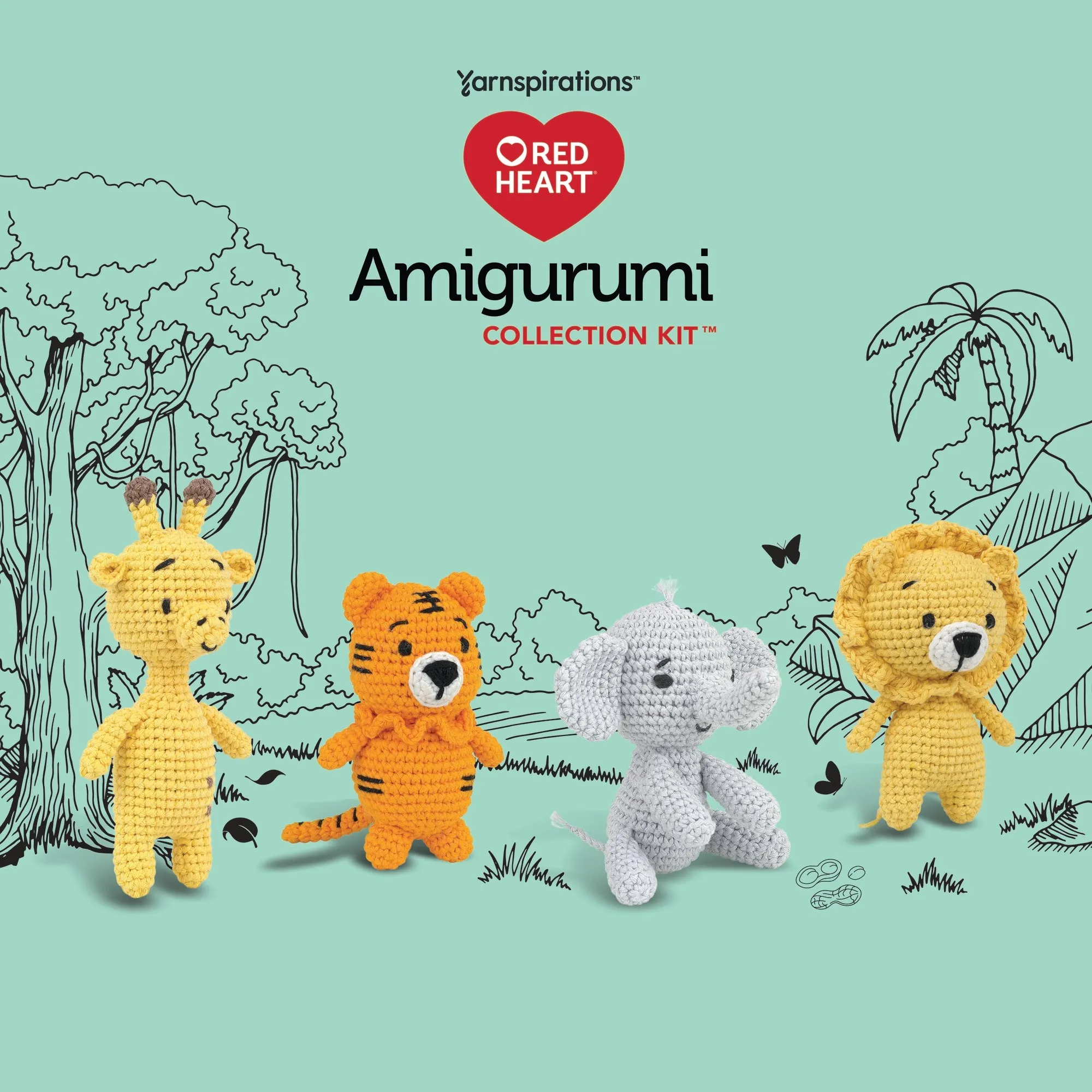 Red Heart Amigurumi Crochet Kit