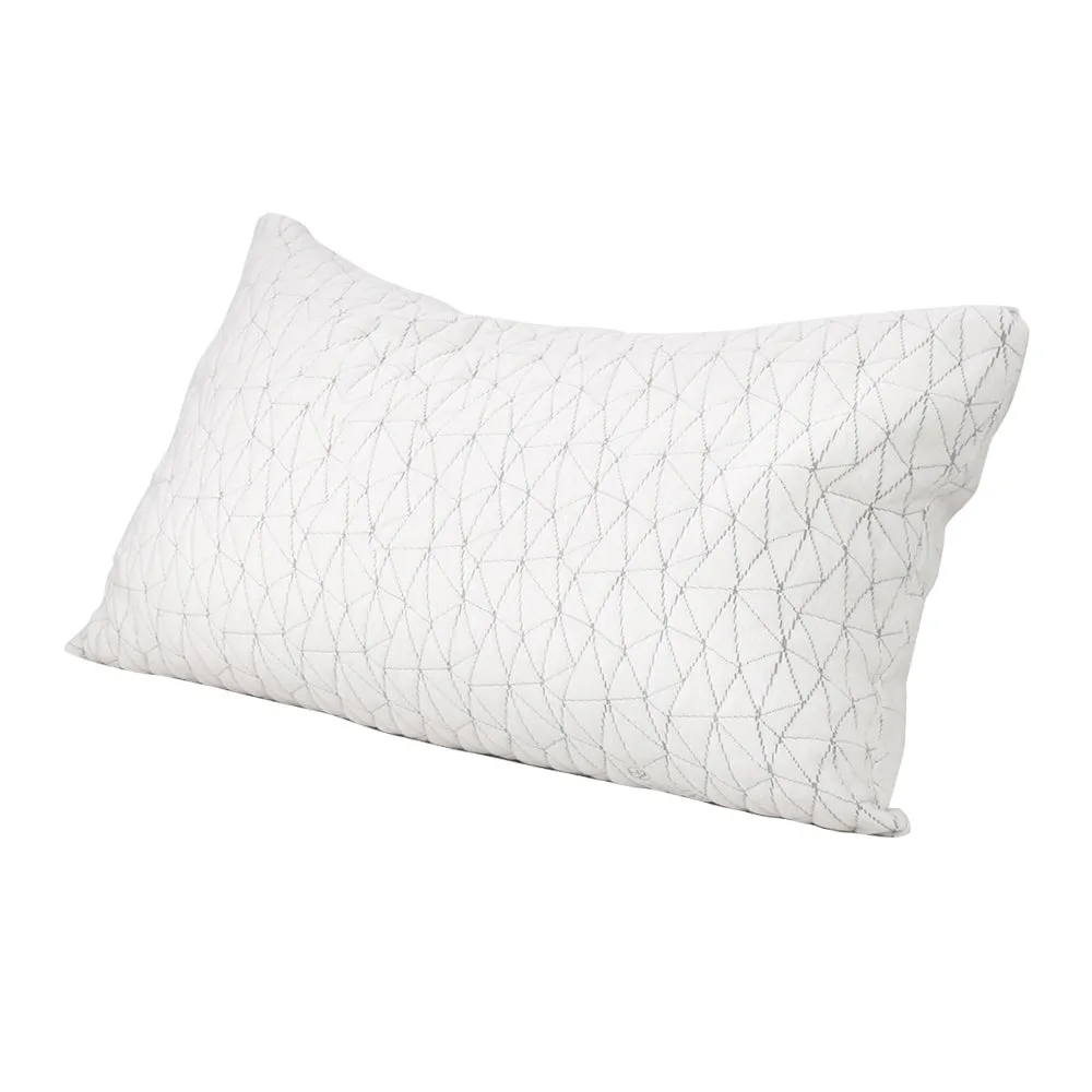 Set of 2 Memory Foam Pillow Single Size