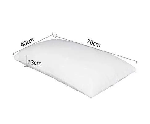 Set of 2 Visco Elastic Memory Foam Pillows