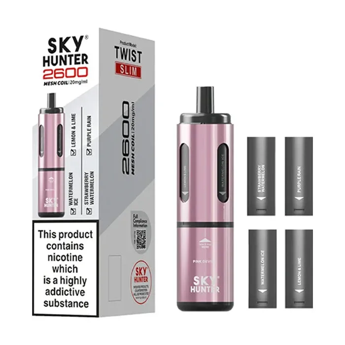 Sky Hunter Twist Slim 2600 Vape Kit
