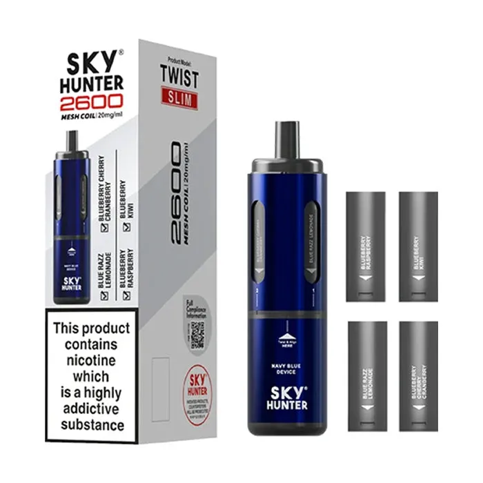 Sky Hunter Twist Slim 2600 Vape Kit