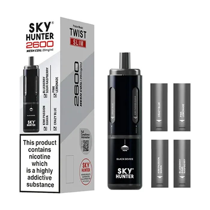 Sky Hunter Twist Slim 2600 Vape Kit