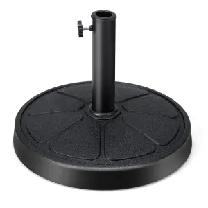 Tangkula Umbrella Base, 31 lbs Capacity Heavy-Duty Patio Outdoor Round Umbrella Stand for 9 ft Umbrella