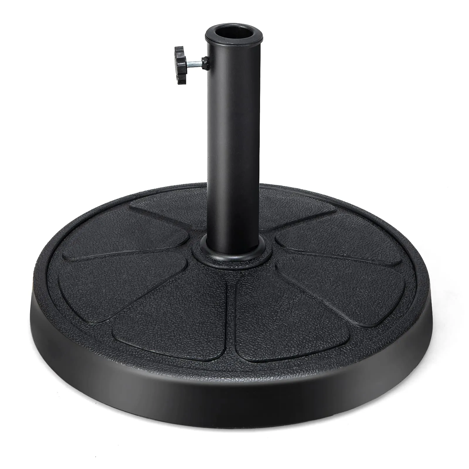 Tangkula Umbrella Base, 31 lbs Capacity Heavy-Duty Patio Outdoor Round Umbrella Stand for 9 ft Umbrella