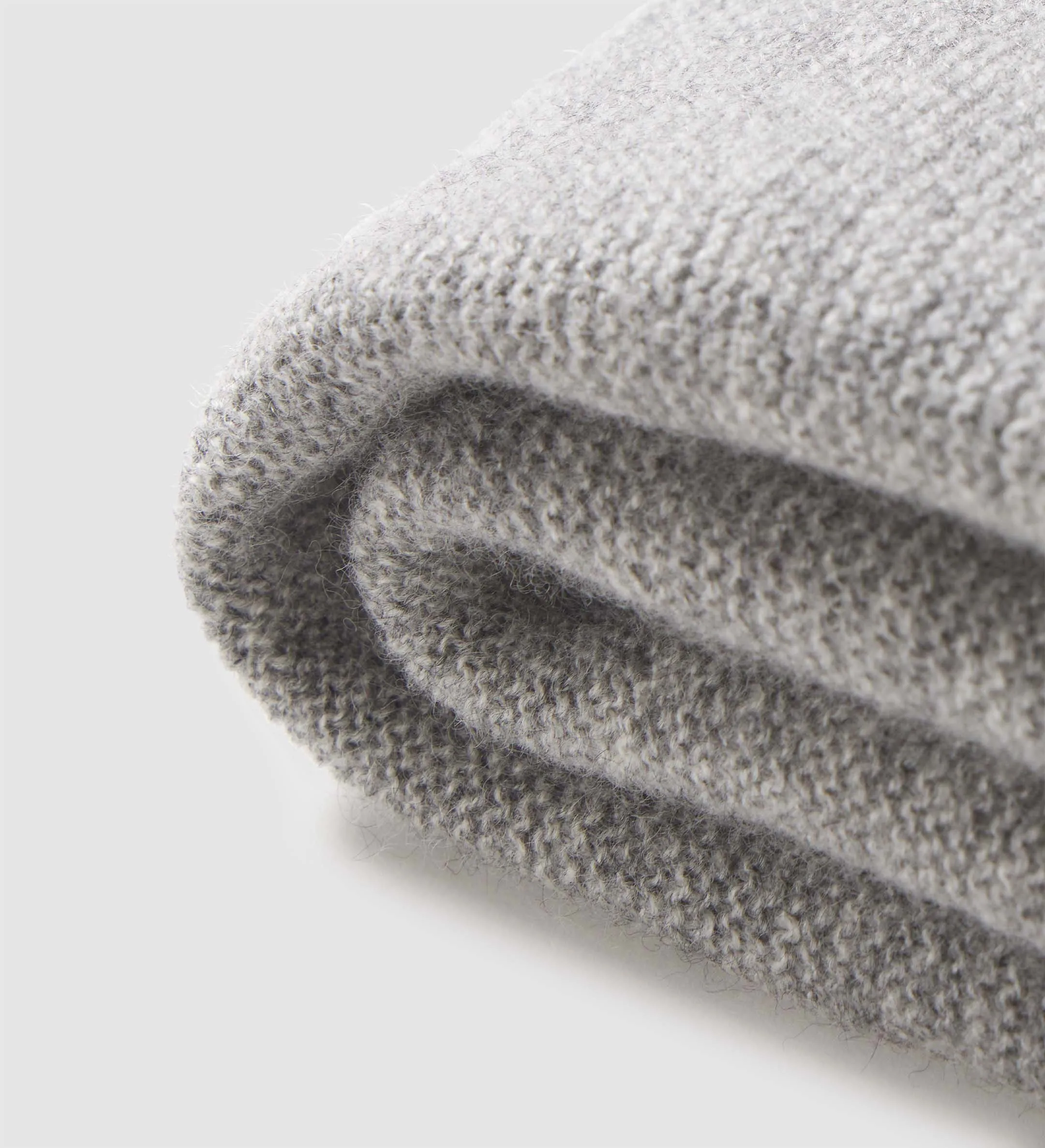 The Luxe Scalloped Hem Cashmere Throw Blanket