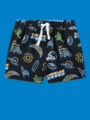 The Neon Chargers (NFL Toddler Swim Trunk)