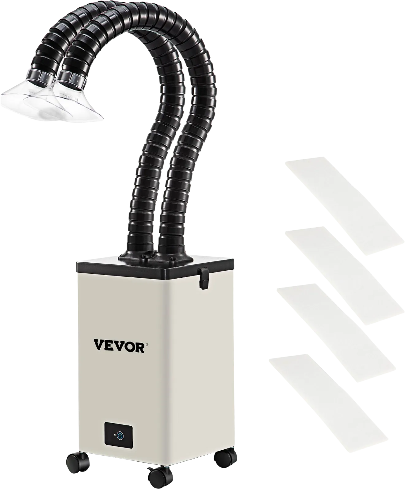 Vevor Solder Fume Extractor 150W 165 CFM 3-Stage Filtration System 4500 RPM 3-Speed Smoke Purifier New